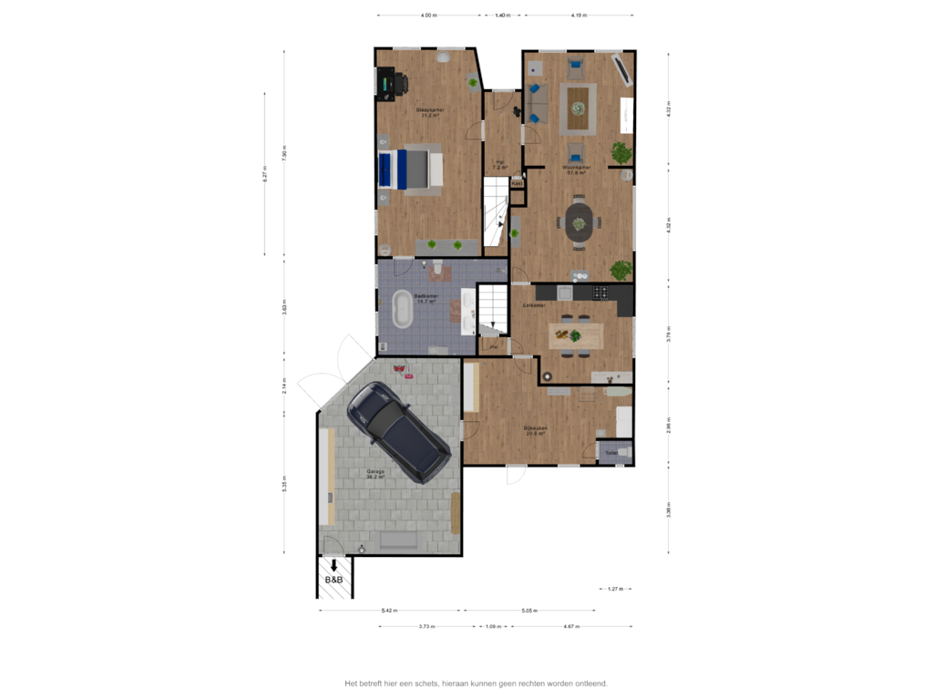 Bekijk plattegrond van Begane grond van Tilstraat H 11