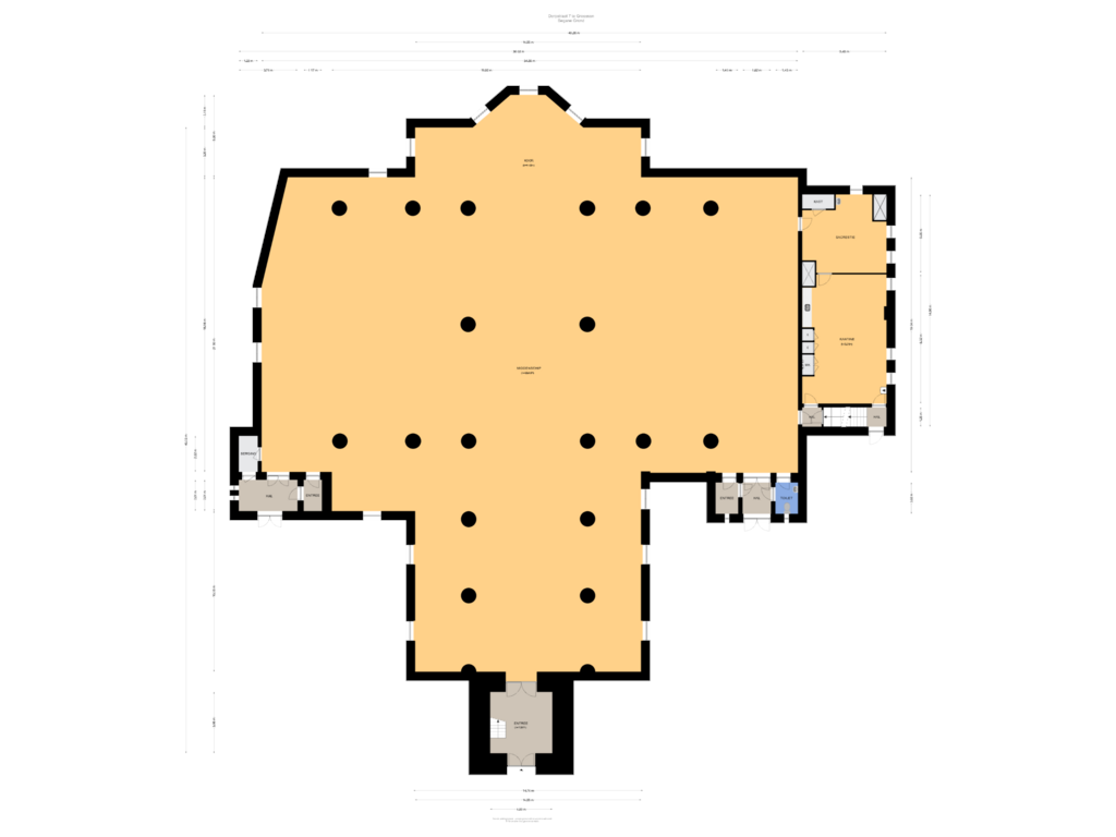 Bekijk plattegrond van Begane grond van Dorpstraat 7