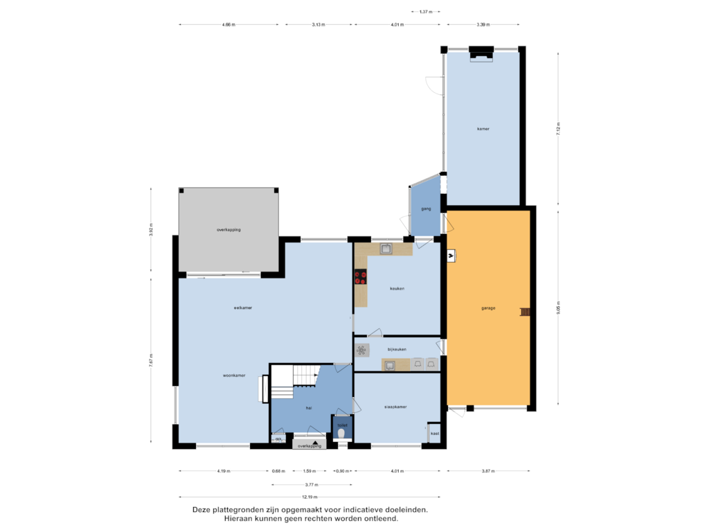 View floorplan of Begane Grond of Heikant 4