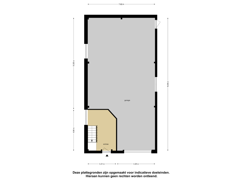 View floorplan of Begane Grond of Battenoord 14