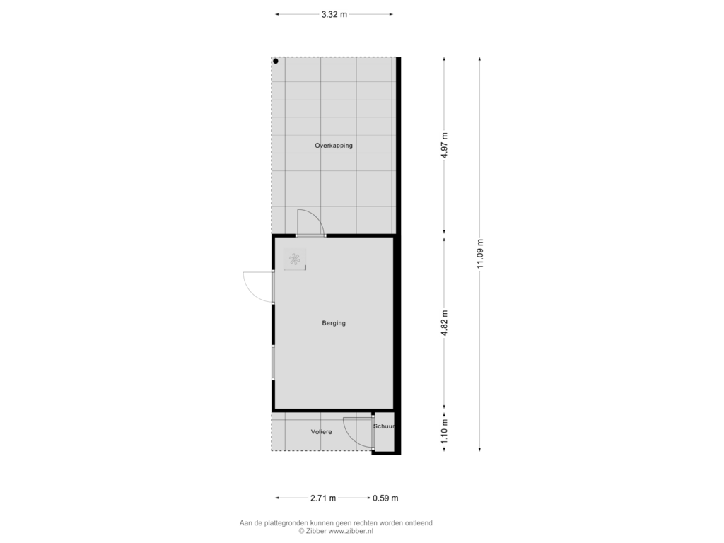 View floorplan of Berging of Dennenhof 2