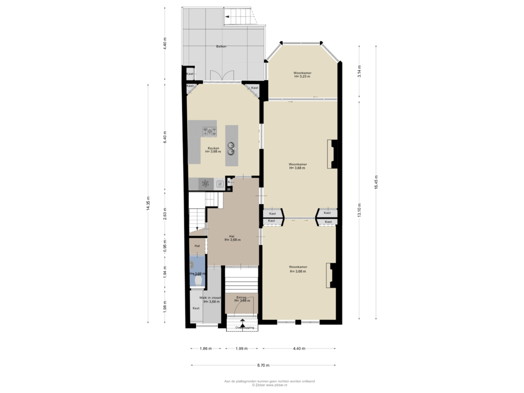 Bekijk plattegrond van Begane Grond van 's-Gravendijkwal 67