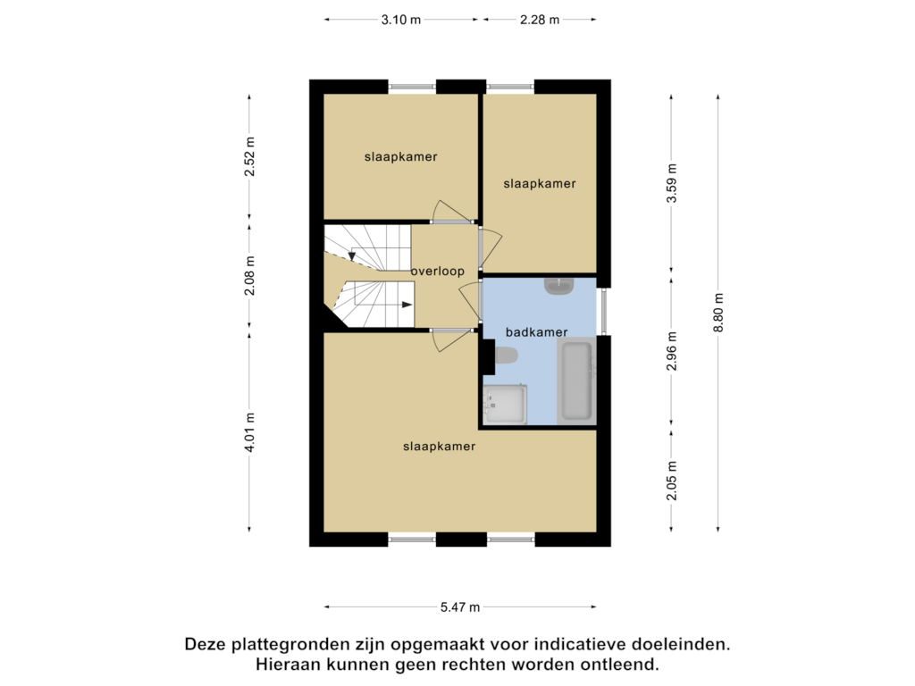 Bekijk plattegrond van 1e verdieping van Kraanvogel 1