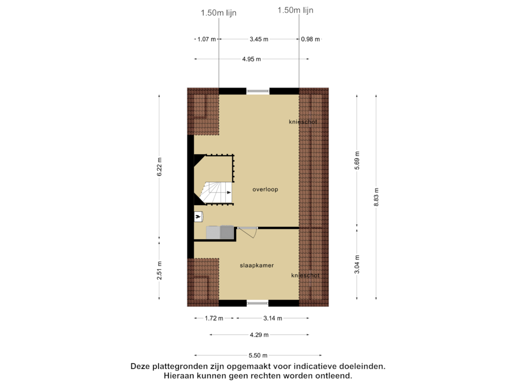 Bekijk plattegrond van 2e verdieping van Kraanvogel 1