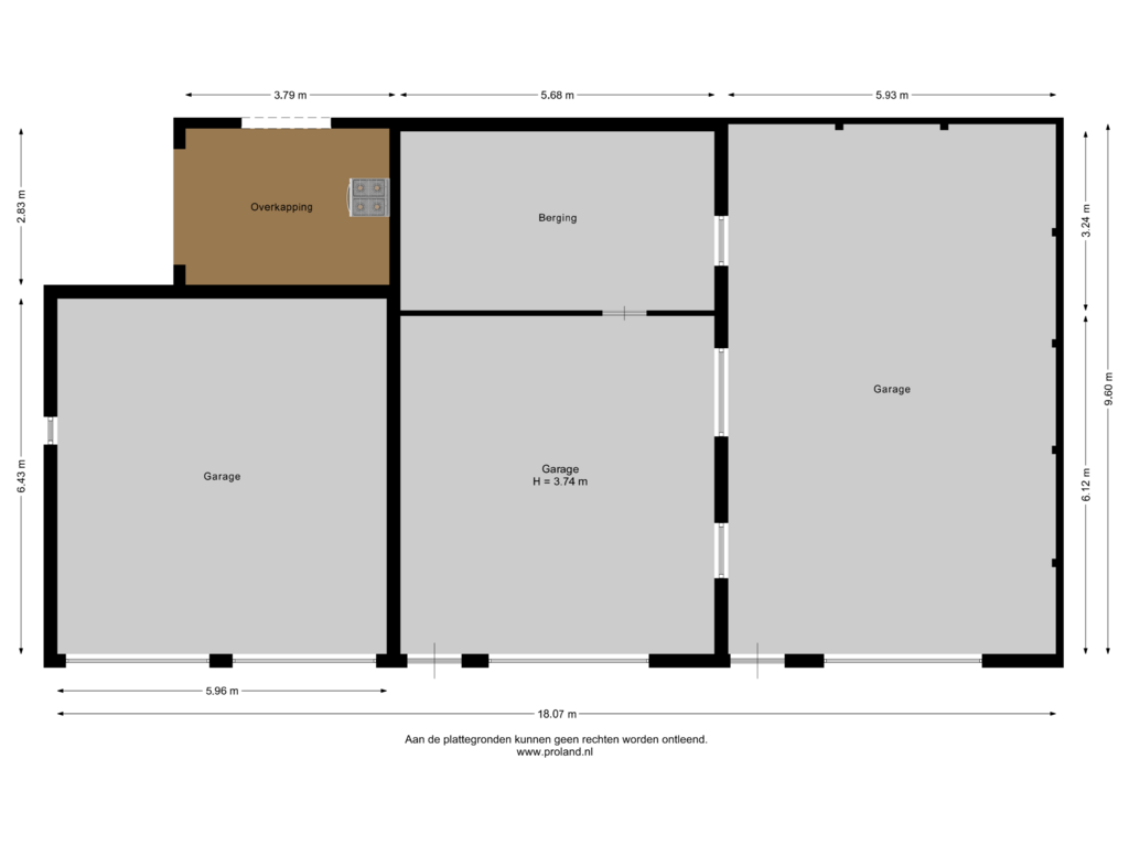 Bekijk plattegrond van Garage van Kerkweg 98