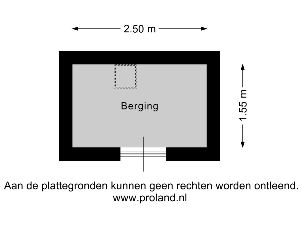 Bekijk plattegrond van Berging van Kerkweg 98