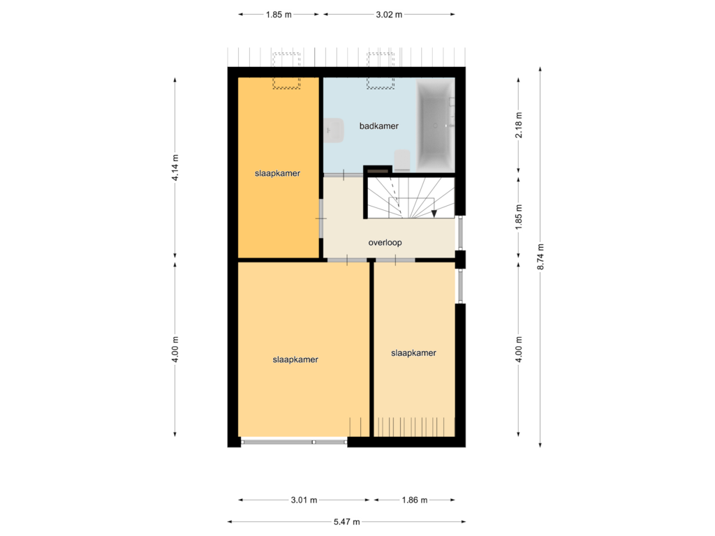 View floorplan of Floor 1 of Kloppenland 29