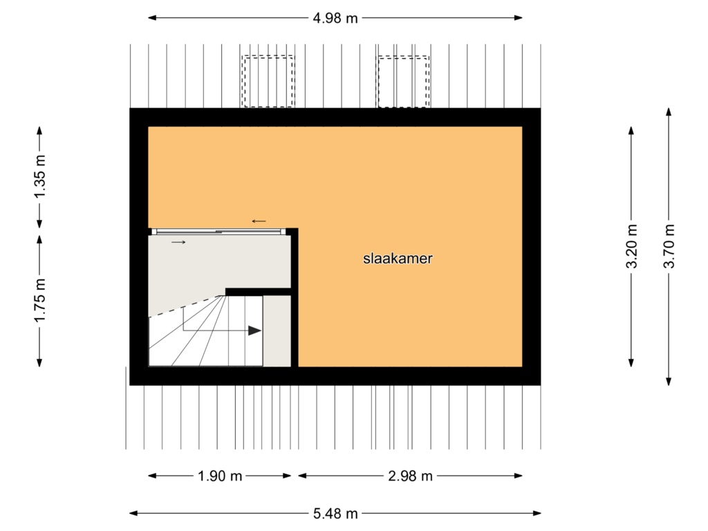 View floorplan of Floor 2 of Kloppenland 29