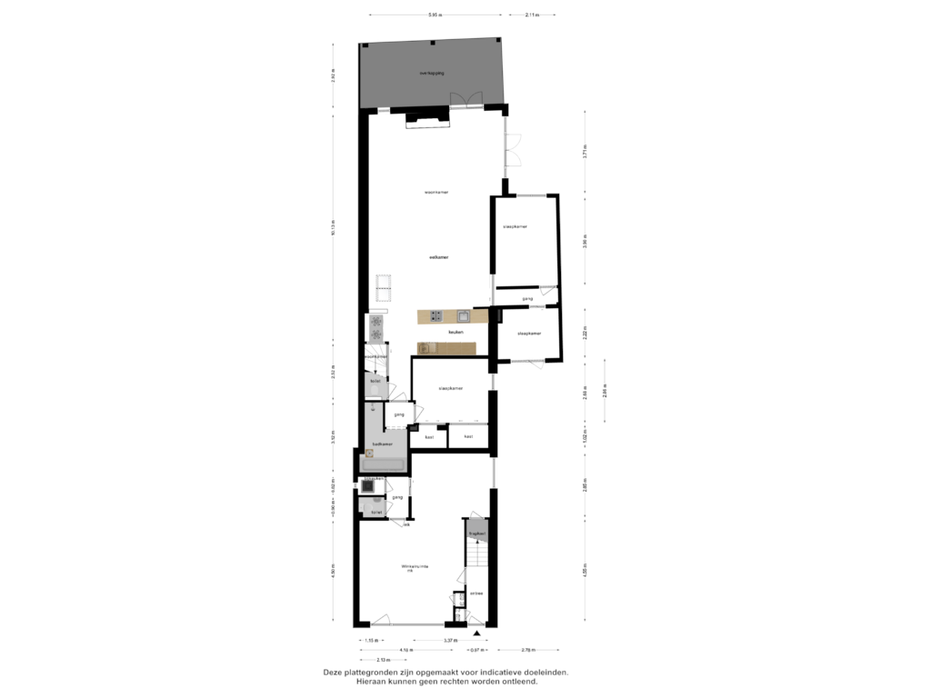 View floorplan of Begane Grond of Dorpsstraat 27