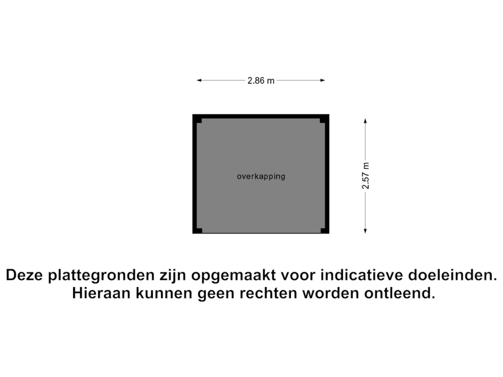 View floorplan of Overkapping of Dorpsstraat 27