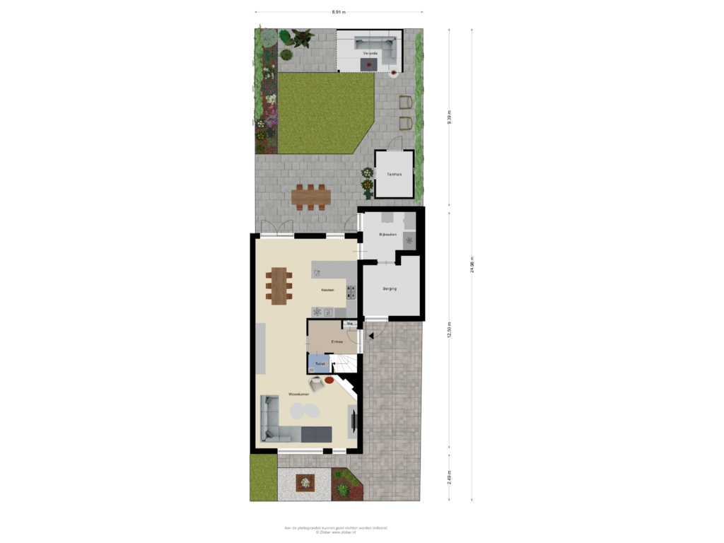 Bekijk plattegrond van Begane Grond_Tuin van Lisven 28