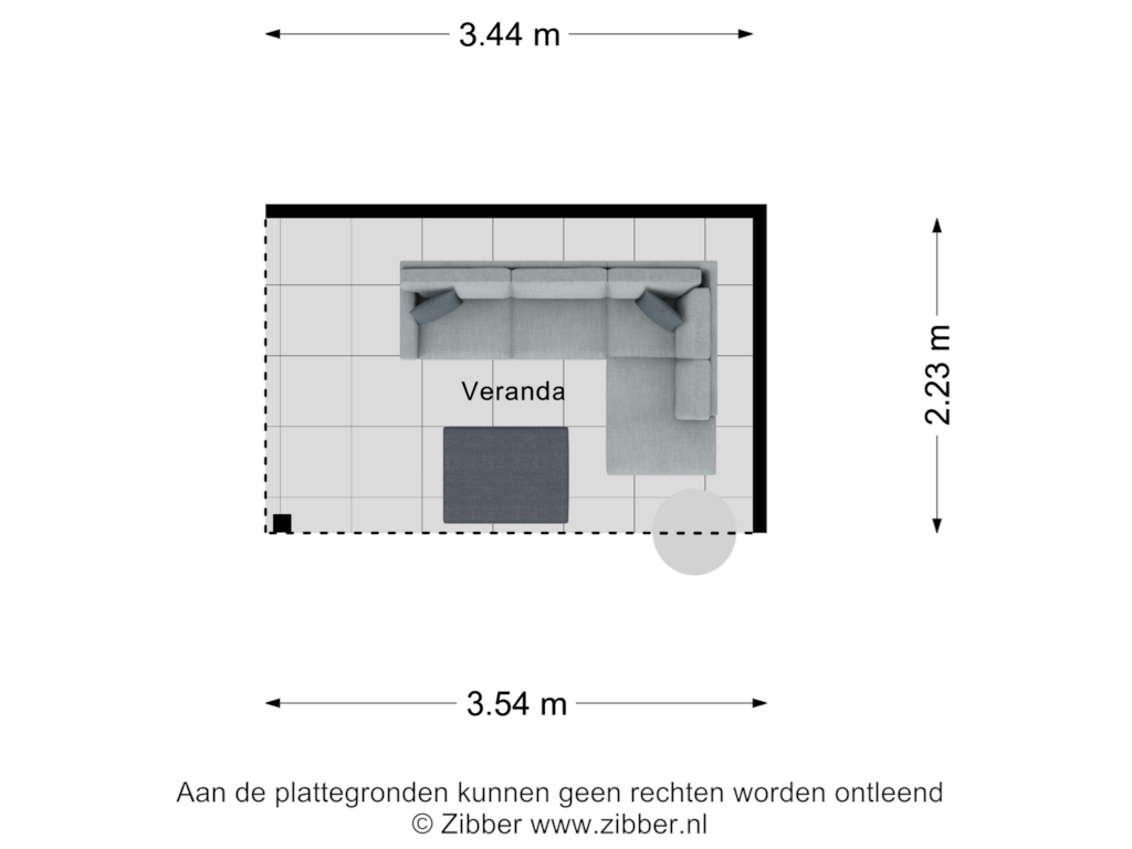 Bekijk plattegrond van Overkapping van Lisven 28