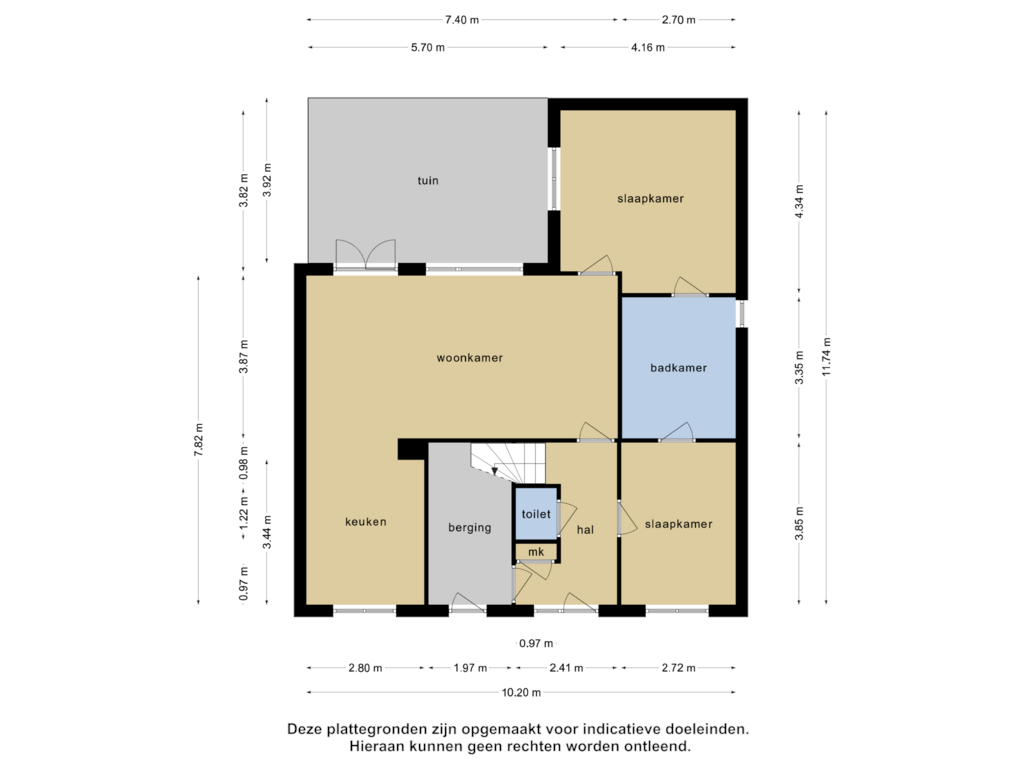 View floorplan of Overzicht woning of Semsschans 1