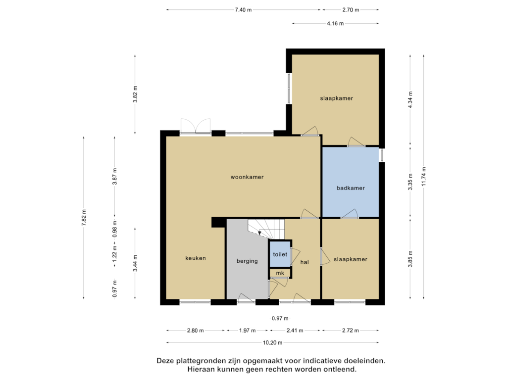 View floorplan of Begane grond of Semsschans 1