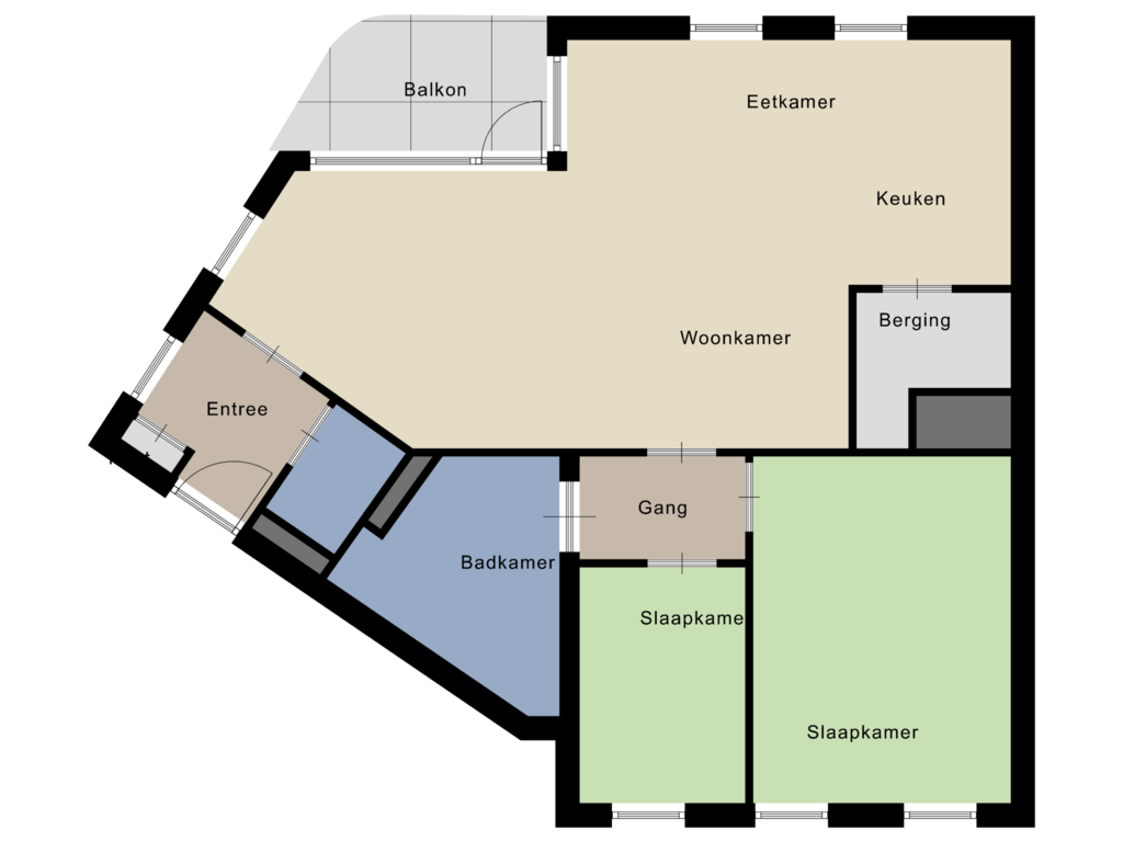 View floorplan of NEN of de Jonghlaan 15