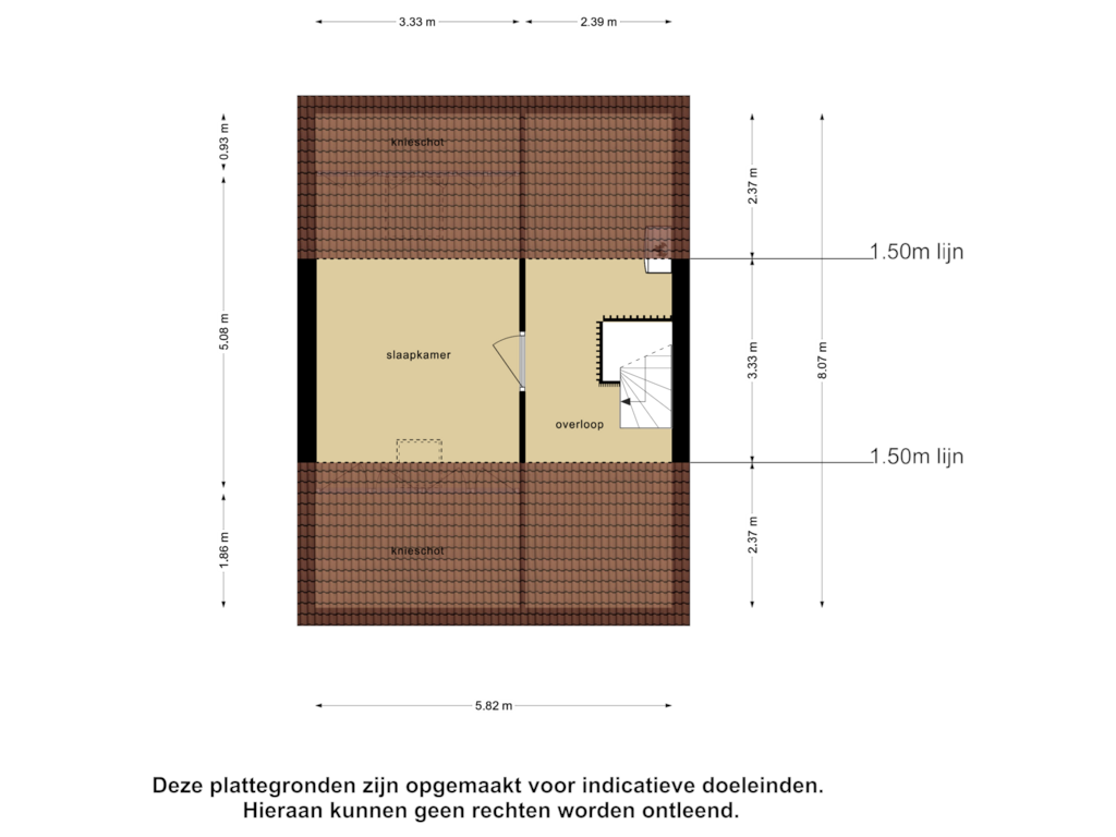 Bekijk plattegrond van Tweede Verdieping van Grettingalaan 78