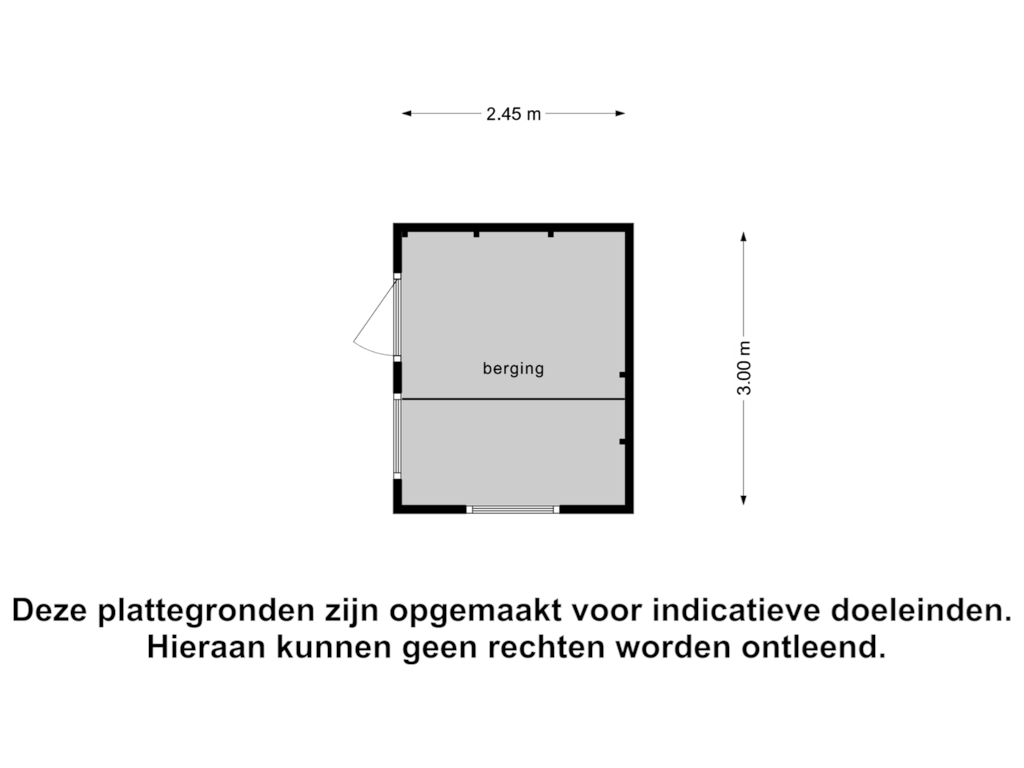 Bekijk plattegrond van Berging van Grettingalaan 78