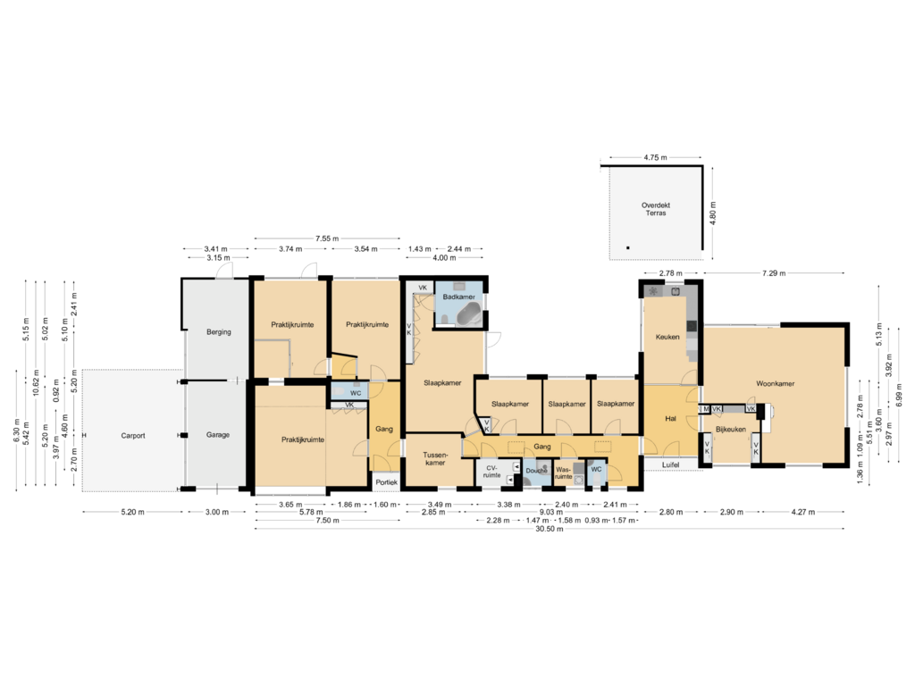 Bekijk plattegrond van Begane Grond van Burgemeester Ulco de Vriesweg 7