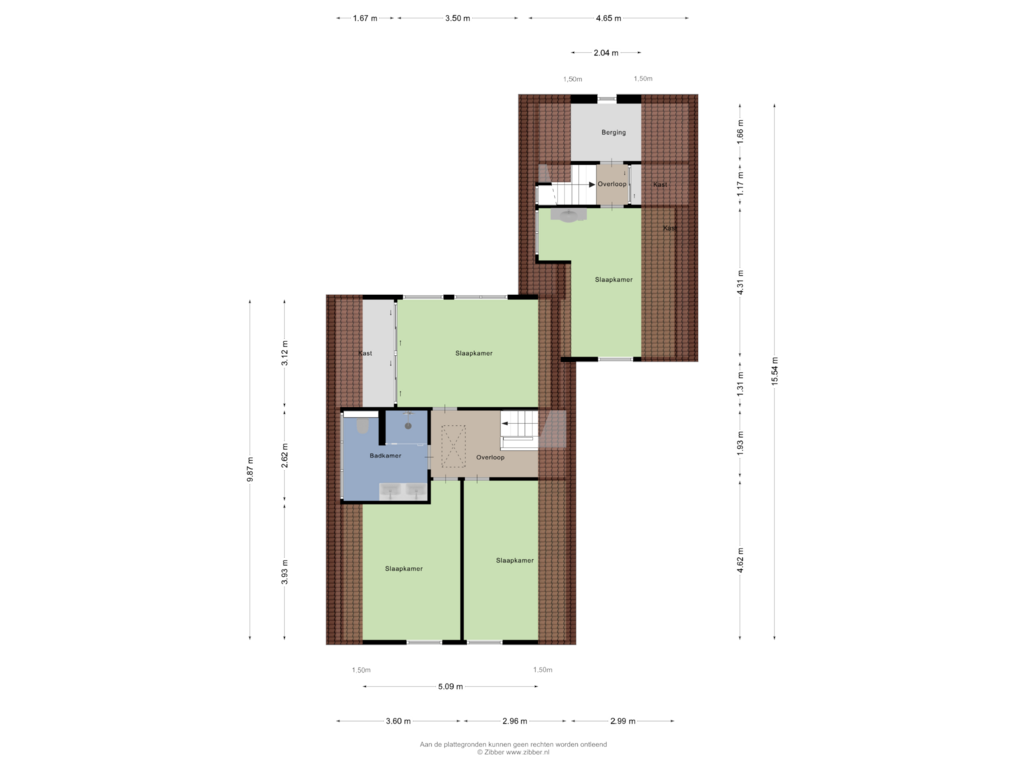 View floorplan of Eerste Verdieping of Beckrypleane 19