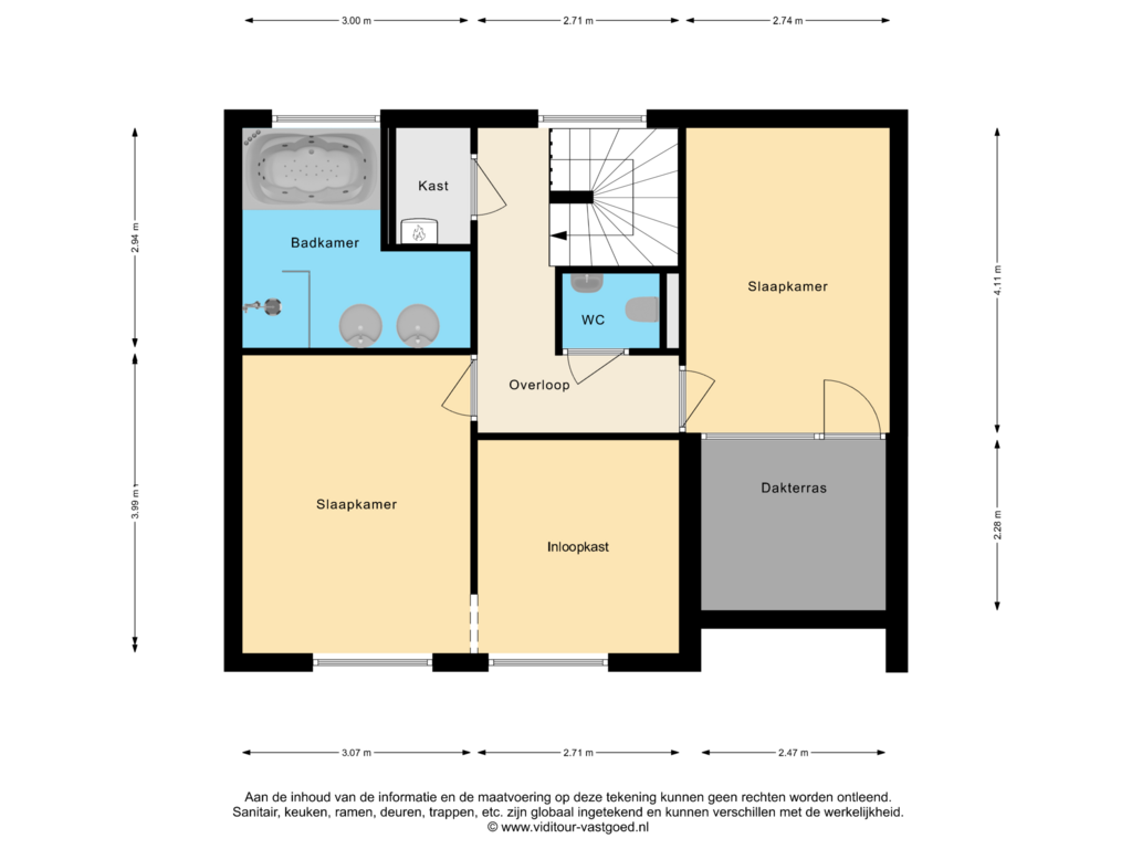 Bekijk plattegrond van Eerste verdieping van Leede 78