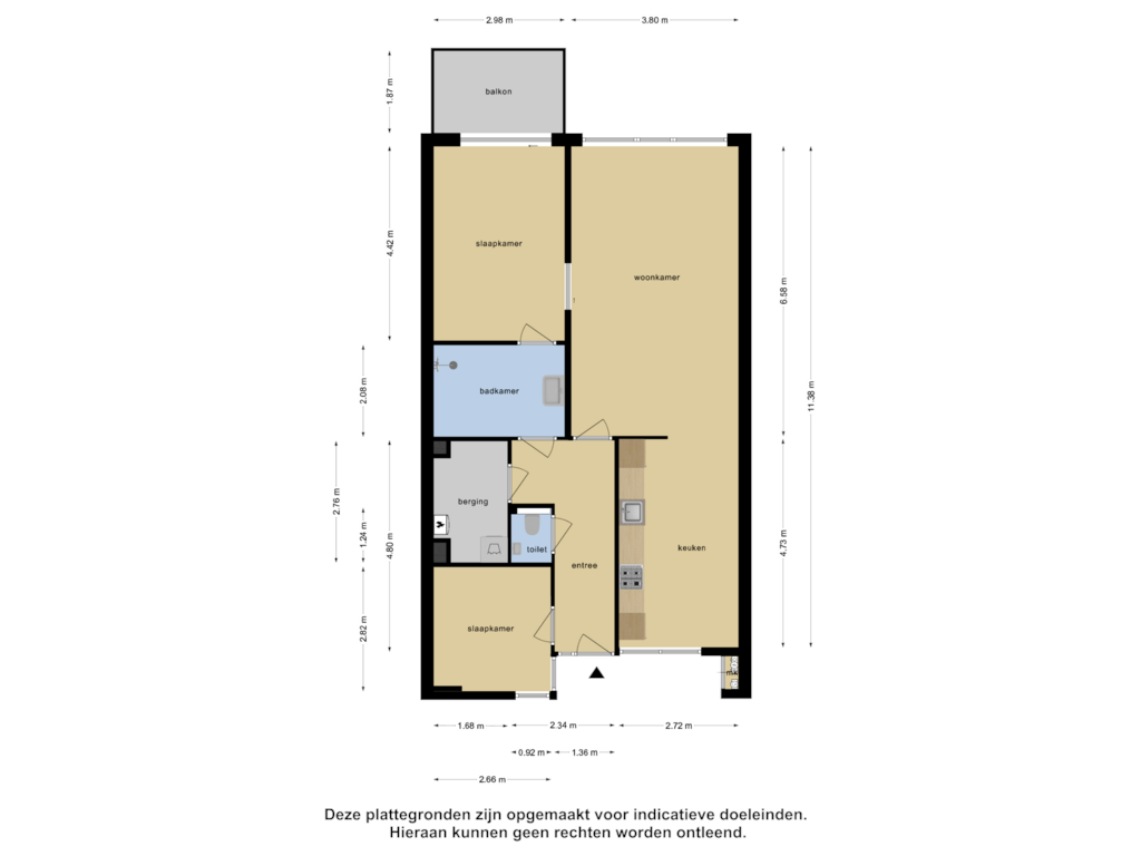 Bekijk plattegrond van Appartement van Maartenshof 81