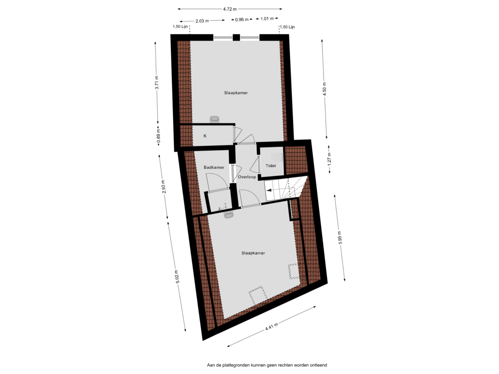 View floorplan of Floor 2 of Heiligeweg 12