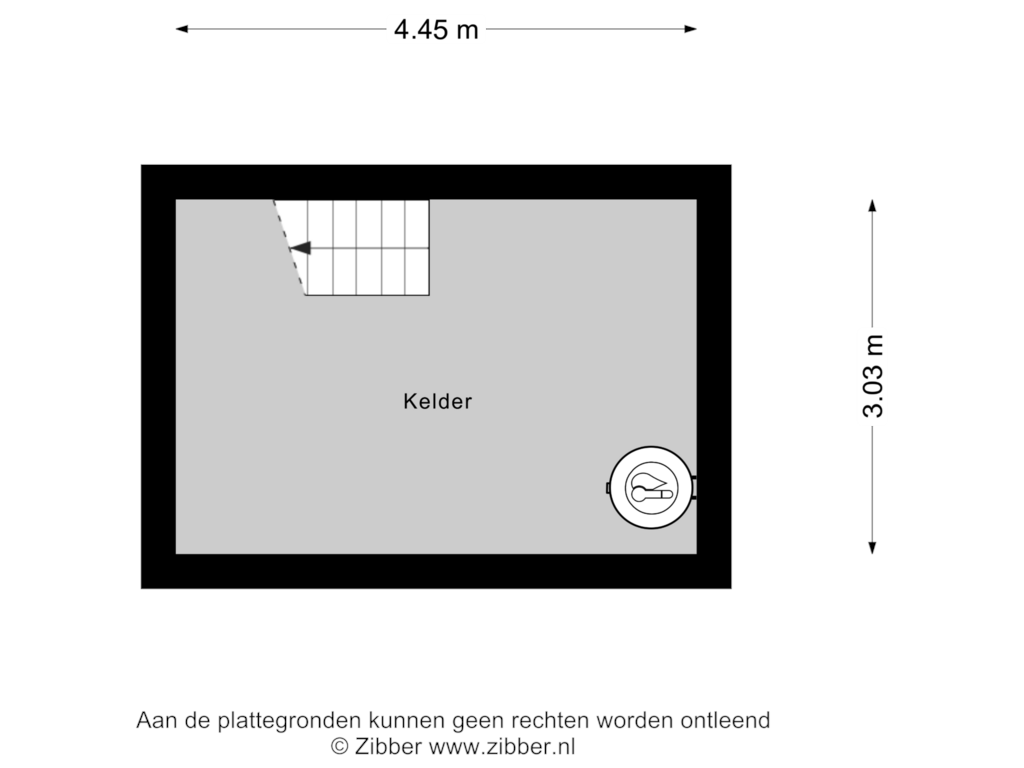 View floorplan of Kelder of Koerbergseweg 2