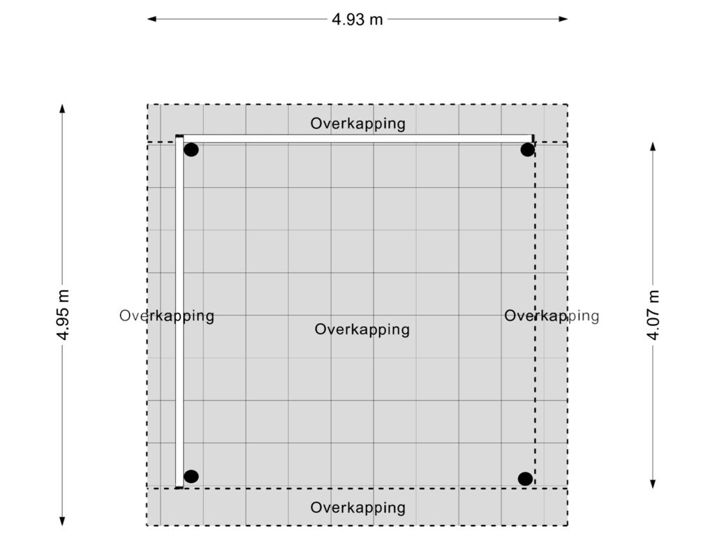 View floorplan of Overkapping of Weteringdijk 77