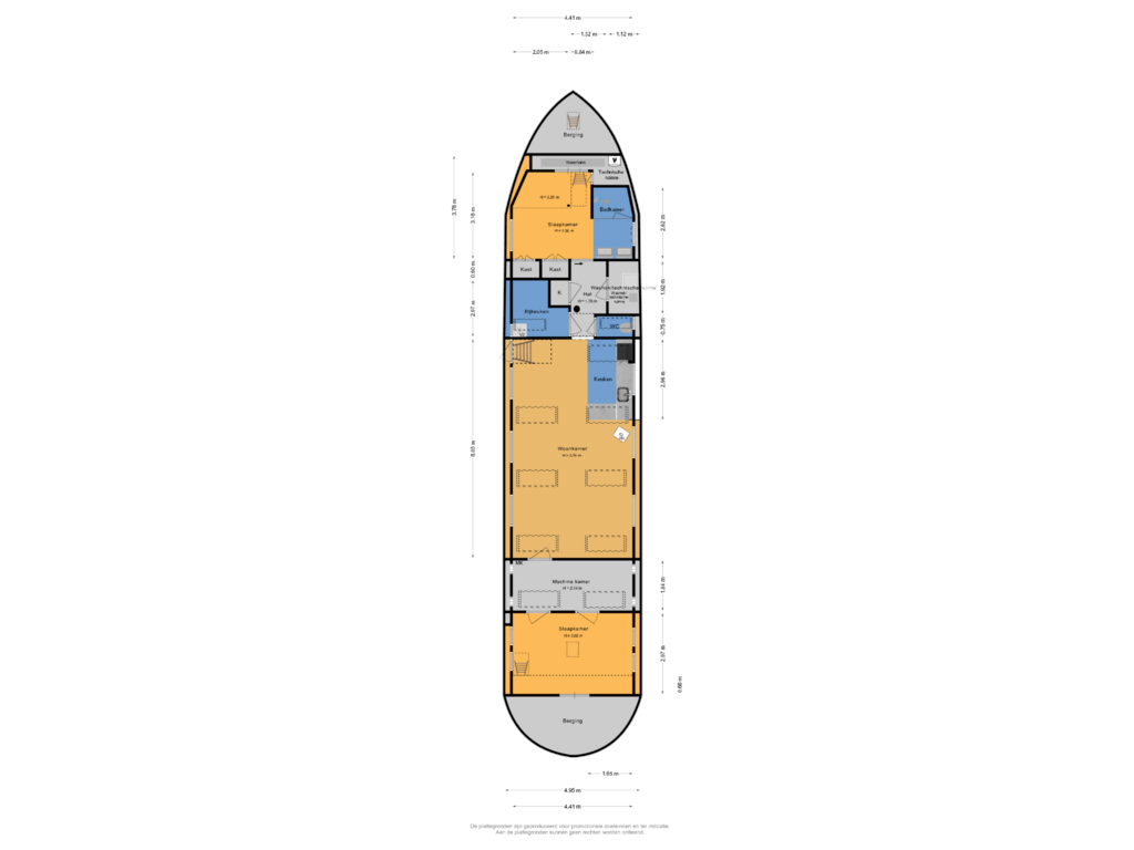 Bekijk plattegrond van Begane Grond van Koningsdam 1