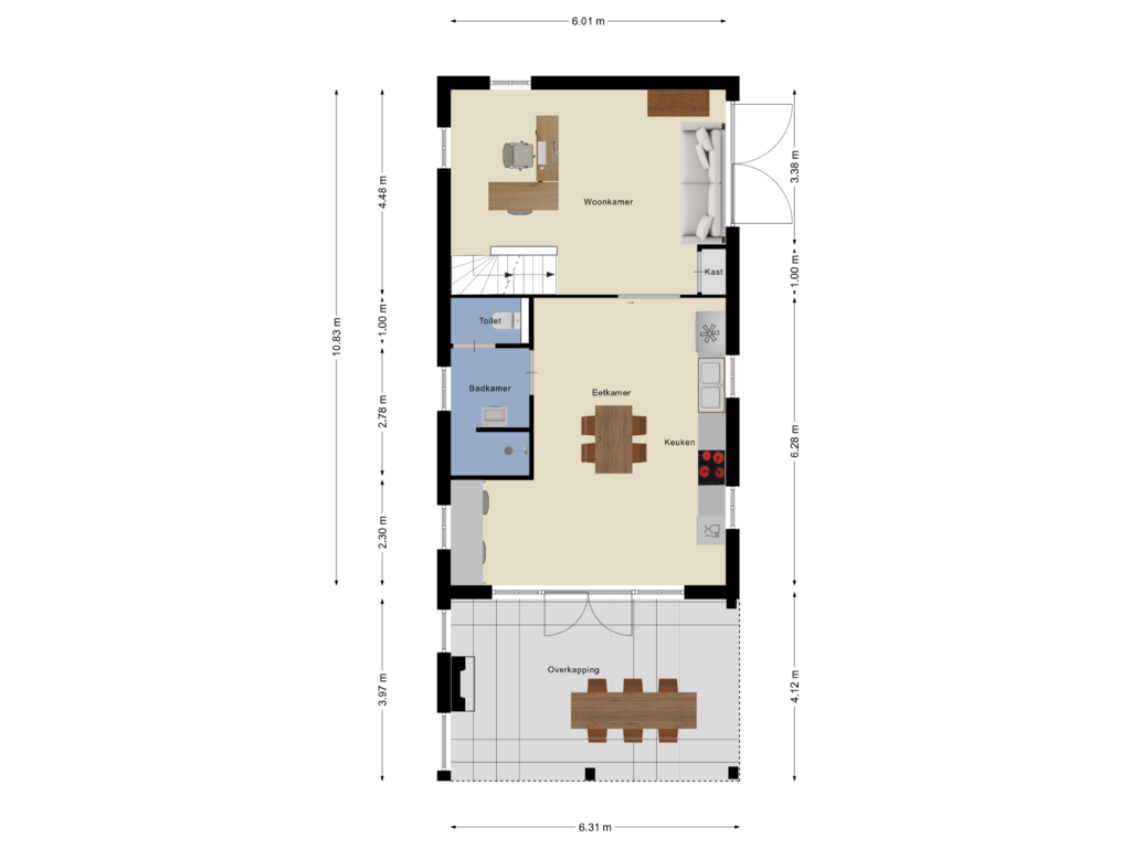 Bekijk plattegrond van Bijgebouw van Milschot 50