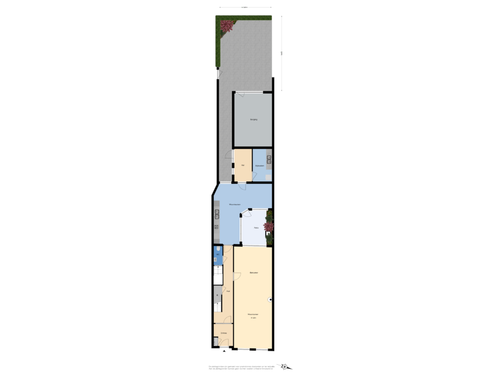 Bekijk plattegrond van perceel van Zuideinde 96