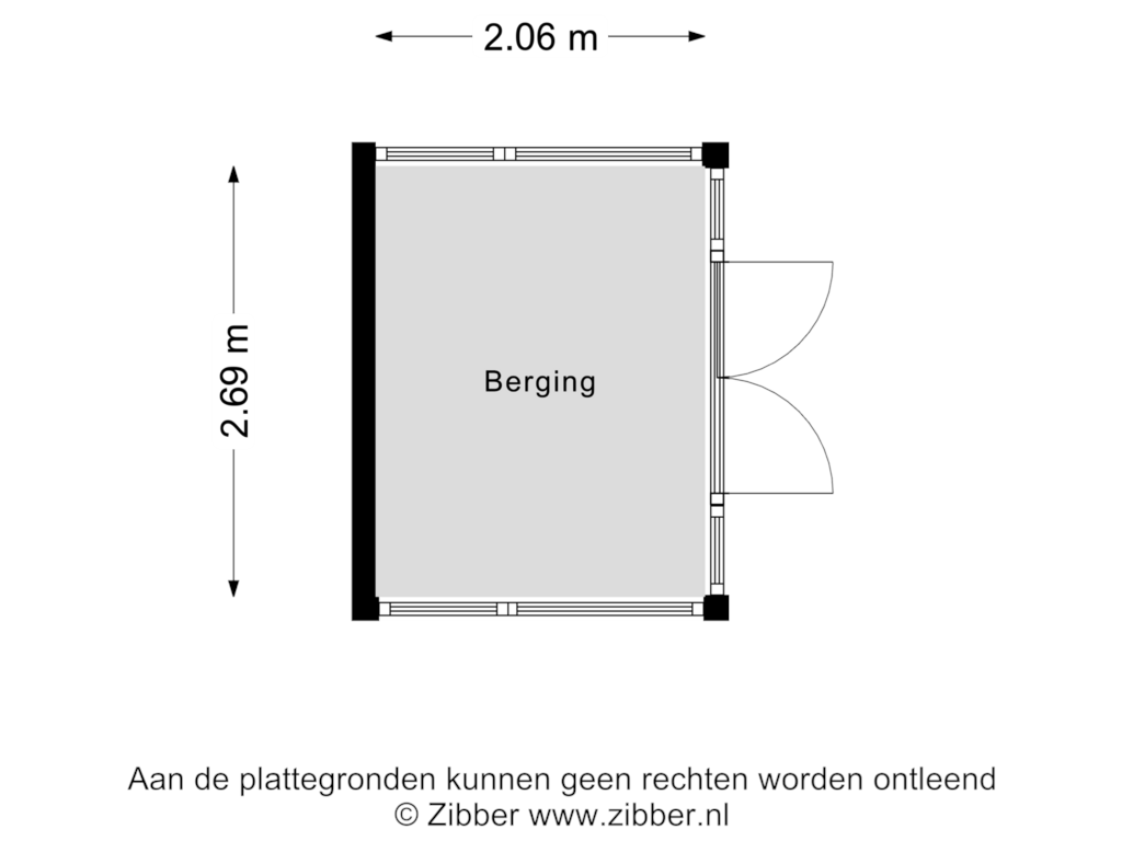 Bekijk plattegrond van Berging van Schutteheide 1-243