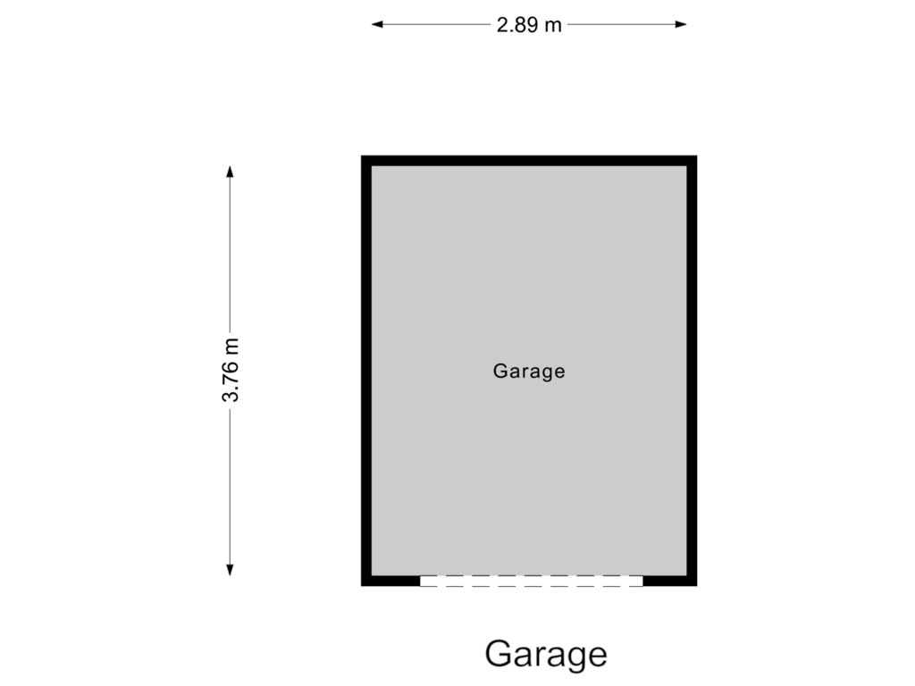 Bekijk plattegrond van Garage van Stullenbaan 29