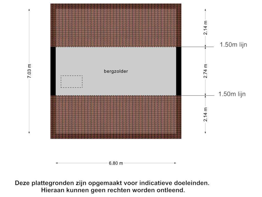 View floorplan of 2e verdieping of Staai 2