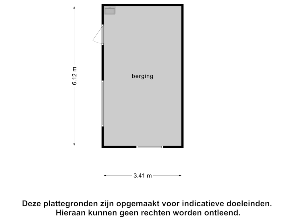 View floorplan of Berging of Staai 2