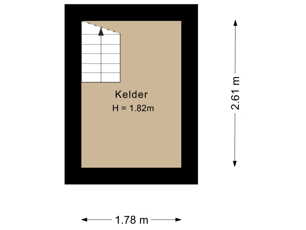 Bekijk plattegrond van Kelder van Beetzlaan 17