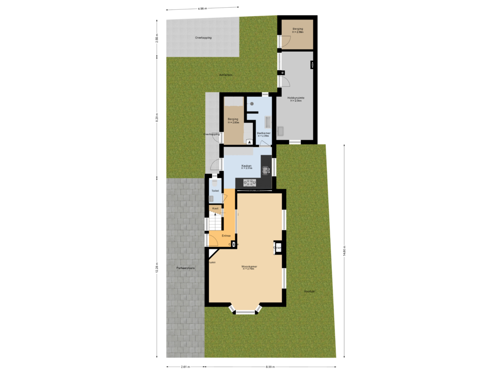 Bekijk plattegrond van Situatie van Beetzlaan 17