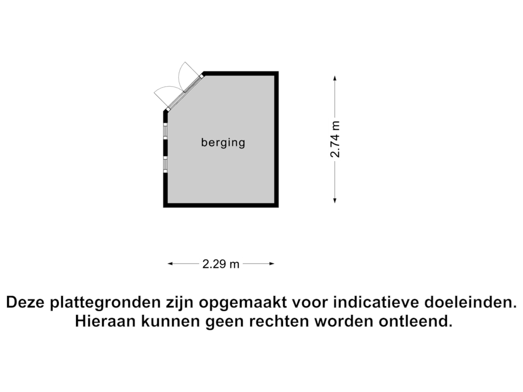 Bekijk plattegrond van Berging van Abdijweide 41