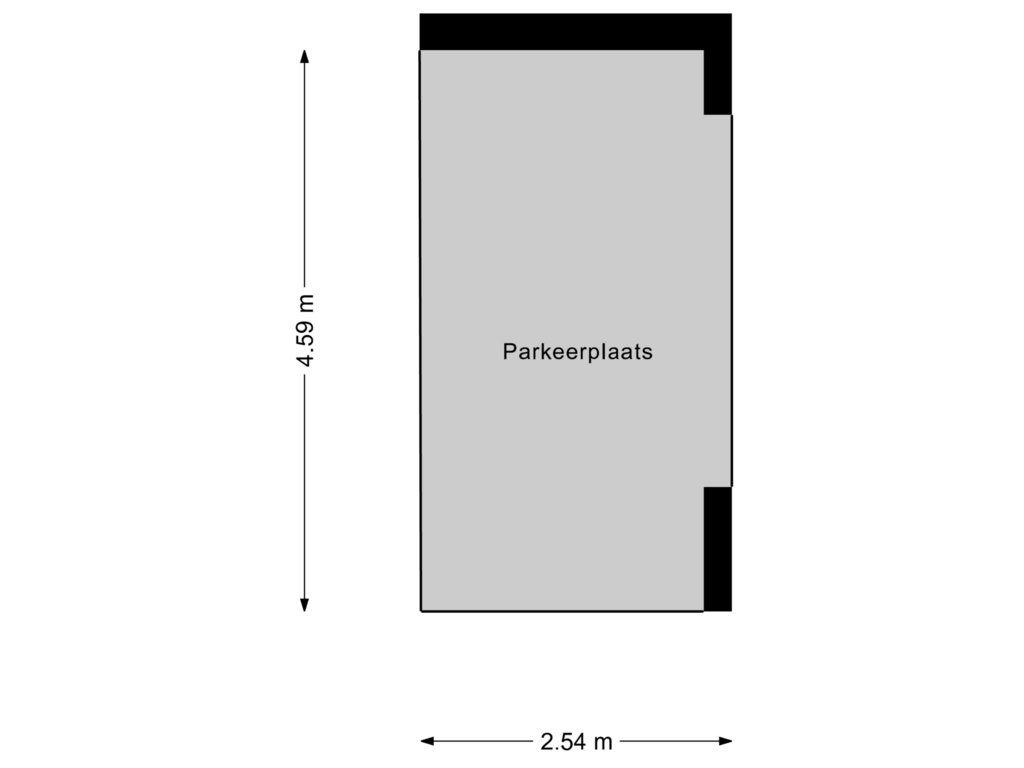 Bekijk plattegrond van Parkeerplaats van Oeverpad 481