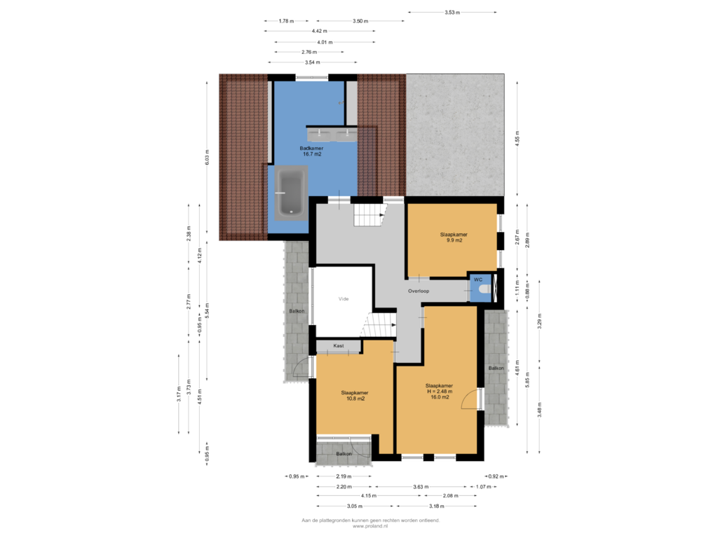 Bekijk plattegrond van 1e Verdieping van Kluinstraat 9