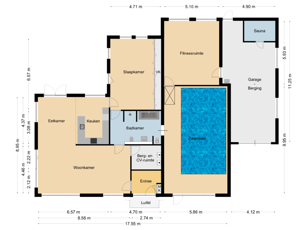 Bekijk plattegrond van Begane Grond van Reelaan 19