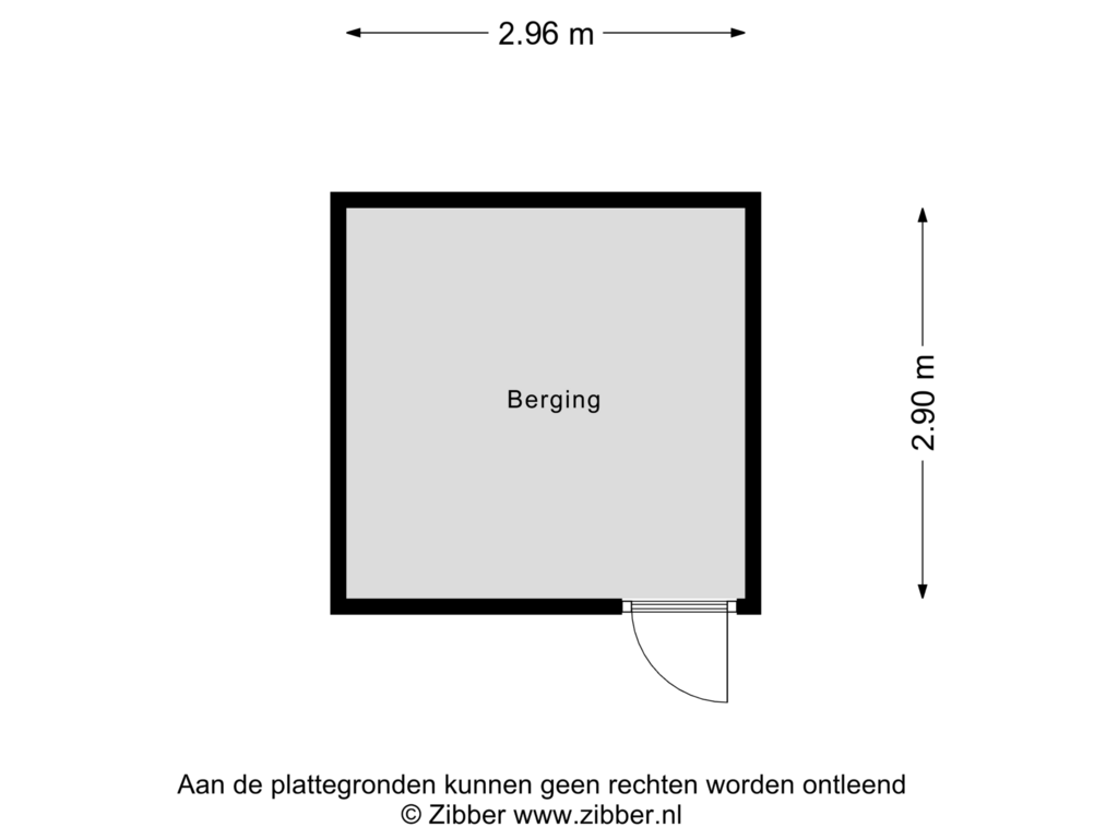 Bekijk plattegrond van Berging van Professor Cobbenhagenlaan 766