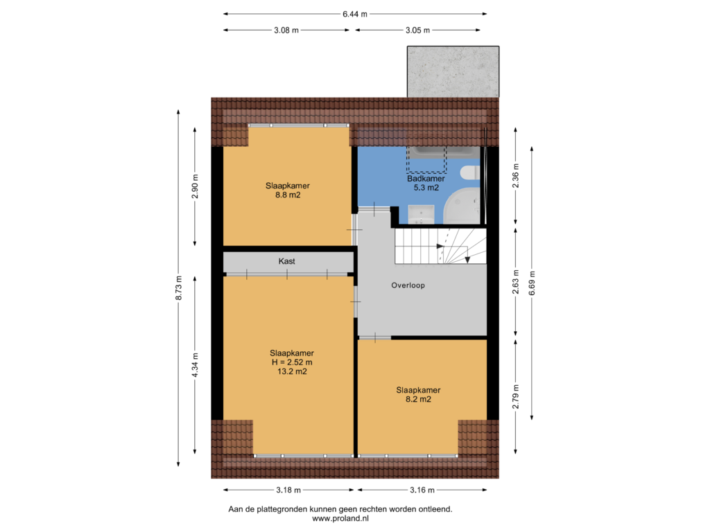 Bekijk plattegrond van 2e Verdieping van Van 't Hoffstraat 37-A