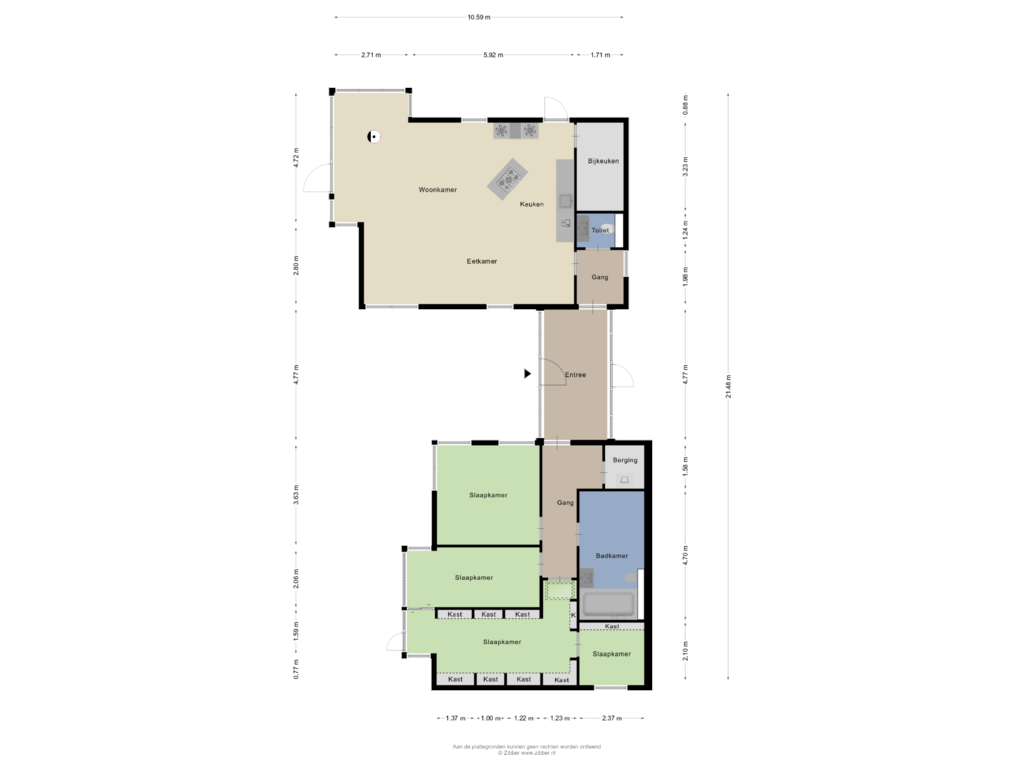 Bekijk plattegrond van Appartement van Havendijk 16-15