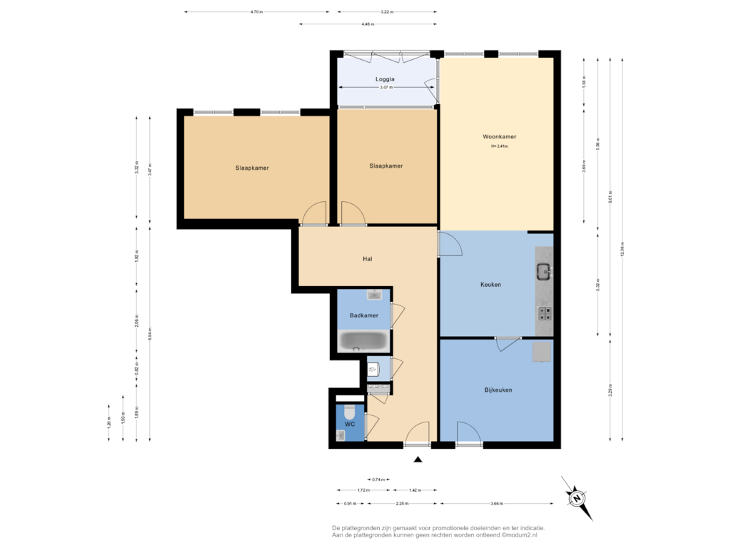 Bekijk plattegrond van 2e Verdieping van Verheeskade 349