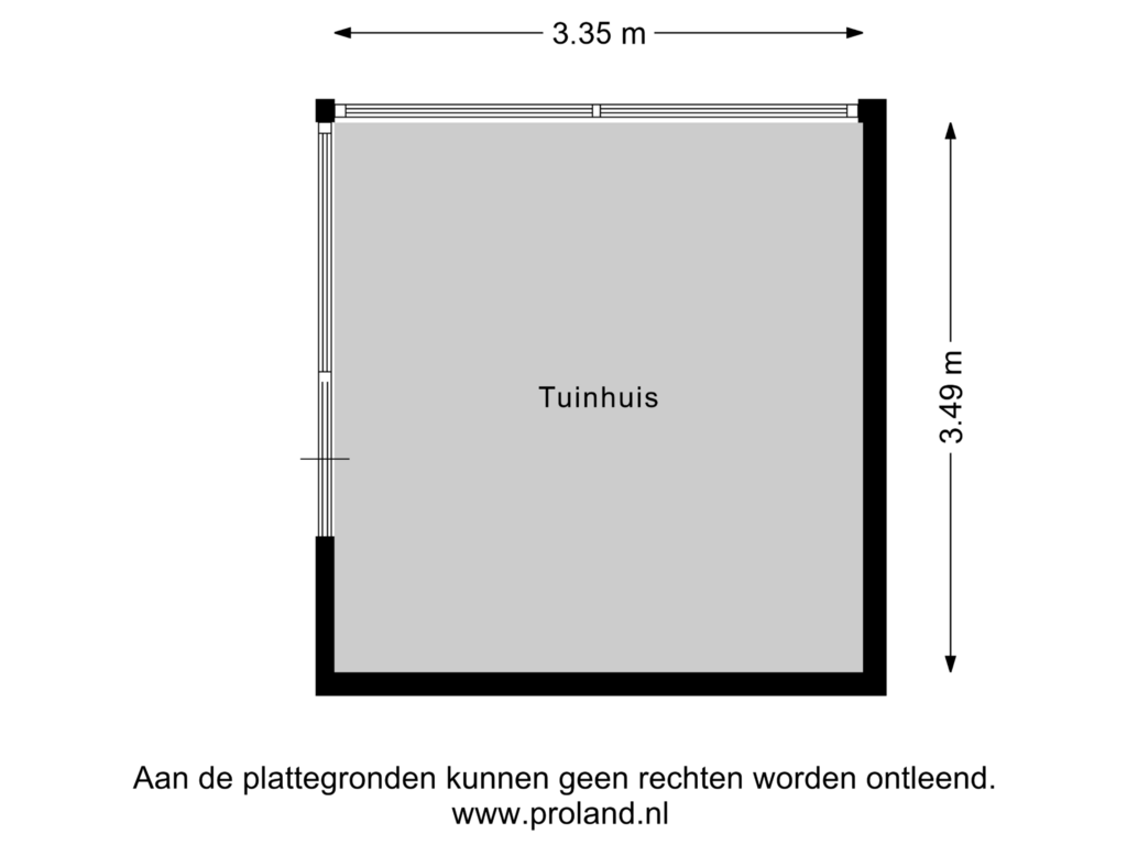 Bekijk plattegrond van Tuinhuis van Schierstins 23