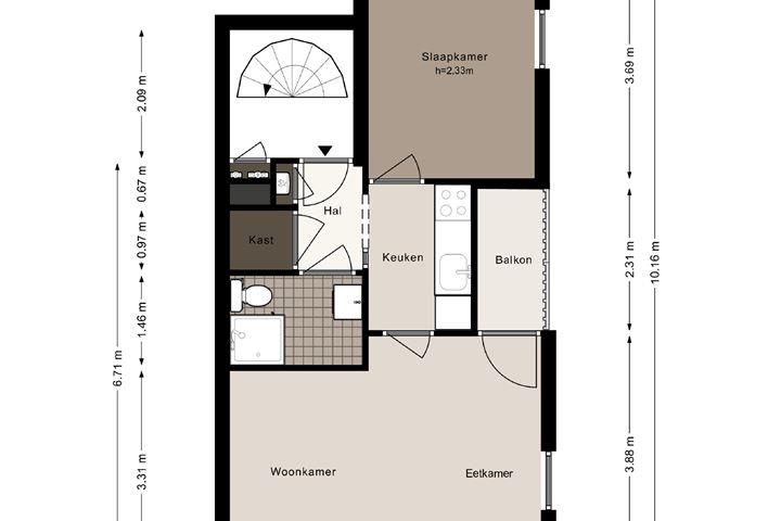 Bekijk foto 21 van Baanbrugsteeg 1-D