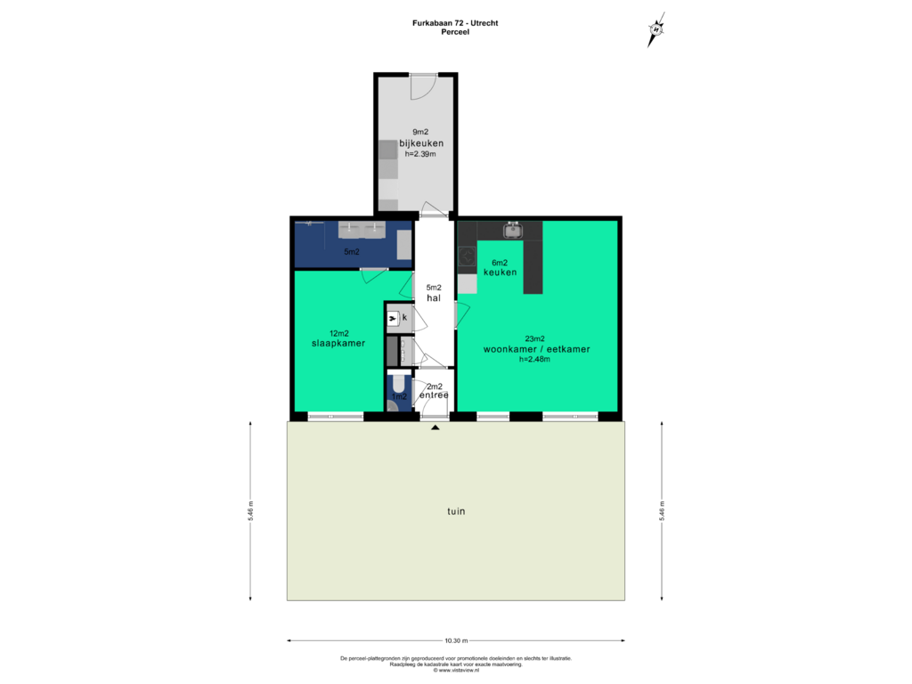 Bekijk plattegrond van PERCEEL van Furkabaan 72