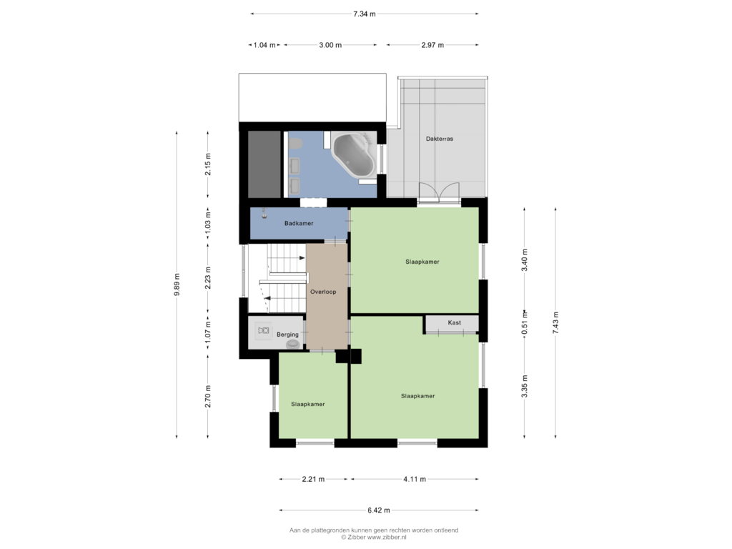 Bekijk plattegrond van Eerste Verdieping van Robert Kochlaan 4