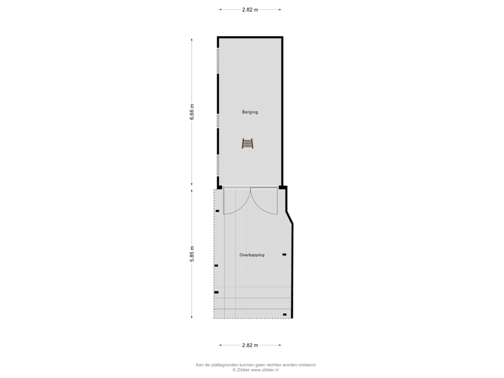 Bekijk plattegrond van Berging van Robert Kochlaan 4